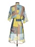 Kut from the Kloth 100% Polyester Print Yellow Casual Dress Size 4 - photo 2