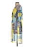 Kut from the Kloth 100% Polyester Print Yellow Casual Dress Size 4 - photo 5