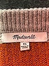 Madewell Color Block Stripes Multi Color Brown Pullover Sweater Size XS - photo 7