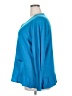 Joan Rivers 100% Acrylic Solid Blue Jacket Size 2X - photo 5