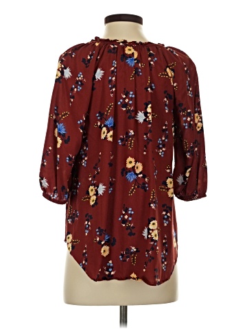 a.n.a. A New Approach 3/4 Sleeve Blouse (view 2)