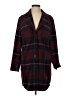 Tribal Jeans Plaid Burgundy Coat Size S - photo 1