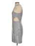 Express Metallic Silver Cocktail Dress Size 4 - photo 5