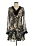 Bisou Bisou 100% Polyester Paisley Floral Black Cocktail Dress Size L - photo 1