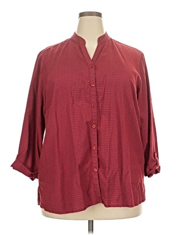 DressBarn 3/4 Sleeve Button-Down Shirt (view 1)