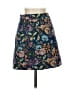 Julie Brown 100% Polyester Floral Blue Casual Skirt Size XS - photo 1