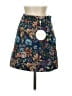 Julie Brown 100% Polyester Floral Blue Casual Skirt Size XS - photo 2