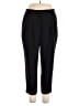 Jennifer Lopez 100% Polyester Solid Black Casual Pants Size 12 - photo 1