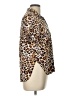 Assorted Brands 100% Viscose Animal Print Brown Short Sleeve Blouse Size L - photo 4