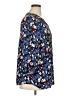 Talbots 100% Rayon Floral Blue 3/4 Sleeve Blouse Size 1X - photo 4