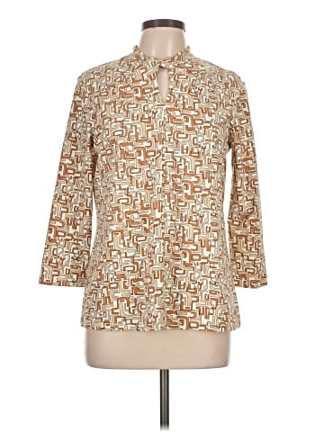 J. McLaughlin 3/4 Sleeve Button-Down Shirt (view 1)