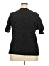 Kathie Lee 100% Polyester Black Short Sleeve Top Size 18 - 20 - photo 2