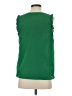 Symphony 100% Polyester Green Sleeveless Blouse Size S - photo 2