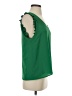 Symphony 100% Polyester Green Sleeveless Blouse Size S - photo 4