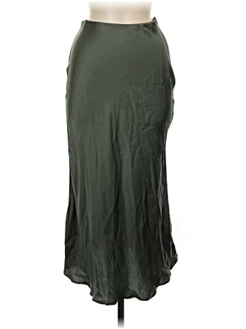 Iris & Ink Silk Skirt (view 1)