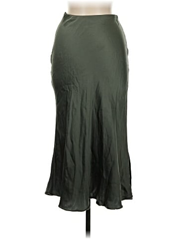 Iris & Ink Silk Skirt (view 2)