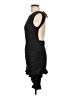 Unbranded Solid Black Cocktail Dress Size L - photo 5