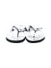 West Loop Silver Black Flip Flops Size 40 - 41 - photo 2