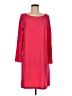 Donna Ricco 100% Polyester Solid Red Pink Casual Dress Size 12 - photo 1