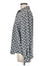 Norton McNaughton 100% Polyester Houndstooth Silver Long Sleeve Blouse Size 6 - photo 5