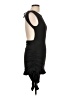 Unbranded Solid Black Cocktail Dress Size L - photo 4