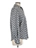 Norton McNaughton 100% Polyester Houndstooth Silver Long Sleeve Blouse Size 6 - photo 4