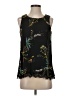 Worthington 100% Polyester Black Sleeveless Blouse Size XS - photo 1