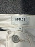 AGOLDE 100% Cotton Ivory Jeans Size 26 waist - photo 4