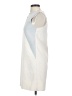 Topshop 100% Polyester Color Block Ivory Casual Dress Size 2 - photo 5