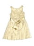 Assorted Brands 100% Polyester Gold Dress Size 7 - photo 2