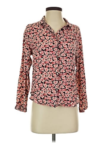 Emily and Fin 3/4 Sleeve Button-Down Shirt (view 1)