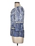 Cato 100% Rayon Blue 3/4 Sleeve Blouse Size M - photo 5