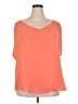 Torrid 100% Polyester Orange Pink Sleeveless Blouse Size 2X Plus (2) - photo 1