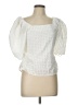 Hunter Bell White 3/4 Sleeve Blouse Size L - photo 1