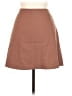 Vero Moda Solid Brown Casual Skirt Size 12 - photo 2