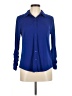 Cable & Gauge Blue Long Sleeve Blouse Size M - photo 1