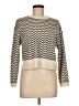 Marled Chevron-herringbone Ivory Pullover Sweater Size M - photo 1