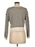 Marled Chevron-herringbone Ivory Pullover Sweater Size M - photo 2