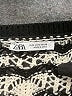 Zara Chevron-herringbone Black Pullover Sweater Size L - photo 7