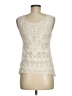 Unbranded Ivory Sleeveless Blouse Size M (estimated) - photo 2