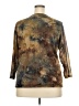 Sag Harbor 100% Polyester Brown 3/4 Sleeve Blouse Size 2X - photo 2