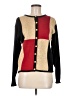 Lise J Color Block Black Cardigan Size M - photo 1