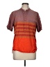 Assorted Brands Color Block Orange Short Sleeve Blouse Size M (estimated) - photo 1