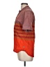Assorted Brands Color Block Orange Short Sleeve Blouse Size M (estimated) - photo 5
