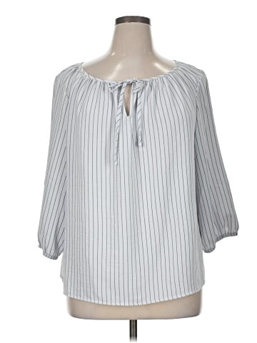 Willi Smith 3/4 Sleeve Blouse (view 1)