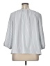 Willi Smith 100% Polyester Gray 3/4 Sleeve Blouse Size 1X - photo 2
