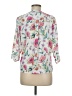 Investments Floral White 3/4 Sleeve Blouse Size M (petite) - photo 2
