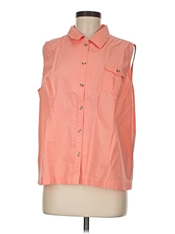 Brisas Sleeveless Button-Down Shirt (view 1)