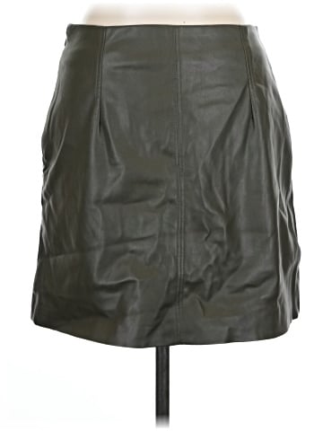 H&M Faux Leather Skirt (view 2)
