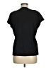 Laundry by Shelli Segal Black Short Sleeve Blouse Size 8 - photo 2